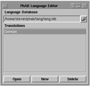 language editor